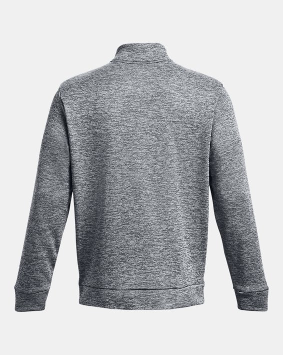 Men's Armour Fleece® Twist ¼ Zip in Gray image number 5